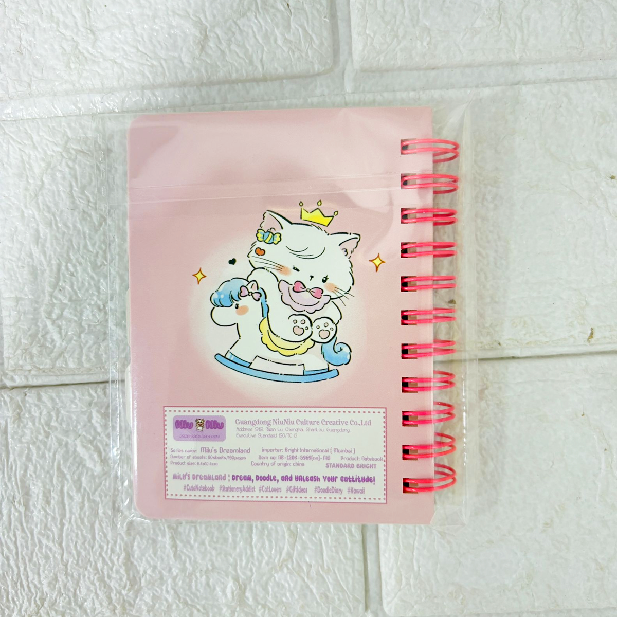 Mini Spiral Notebook - 6.4x10.4cm