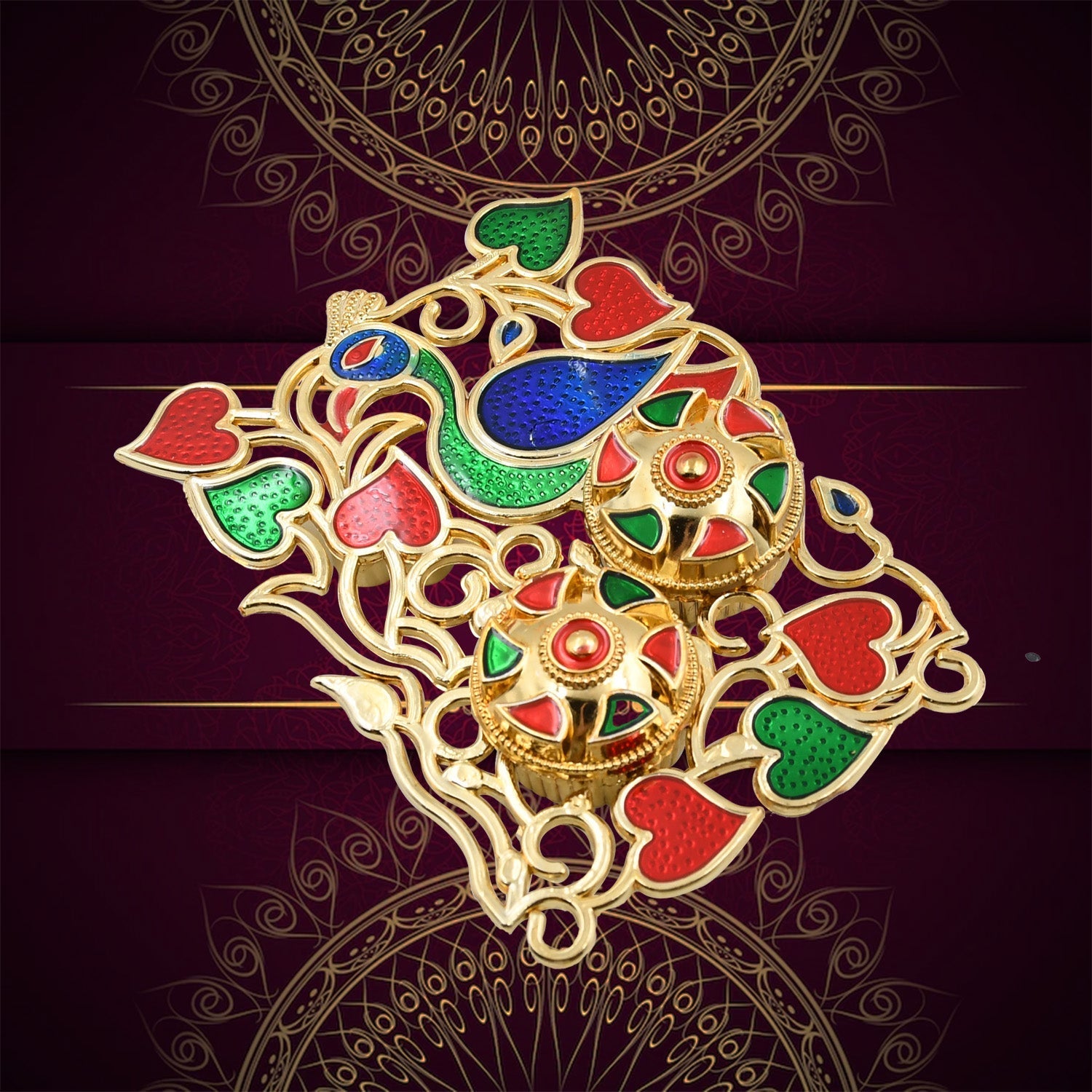 Rakasha Bandhan Special Puja Thali, Kumkum Thali Holder, Pooja Return Gift, Indian Housewarming Gifts, Brother / Bhai / Bhabhi / Sister / Family   for Rakshabandhan, Diwali Your Brand