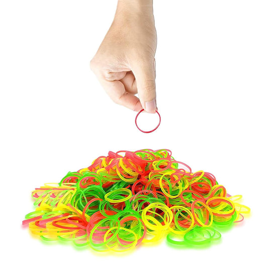 2-Inch Unbreakable Nylon Rubber Bands – Reusable Multicolor for Office, Home & School (50GM), Hair accessories Your Brand