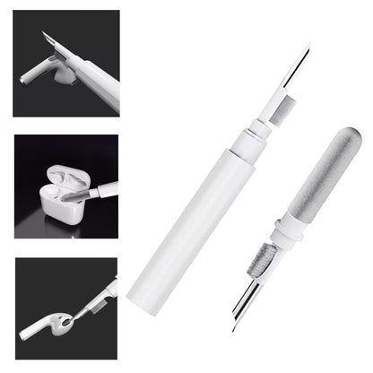 3 In 1 Earbuds Cleaning Pen For Cleaning Of Ear Buds And Ear Phones Easily Without Having Any Damage. Your Brand