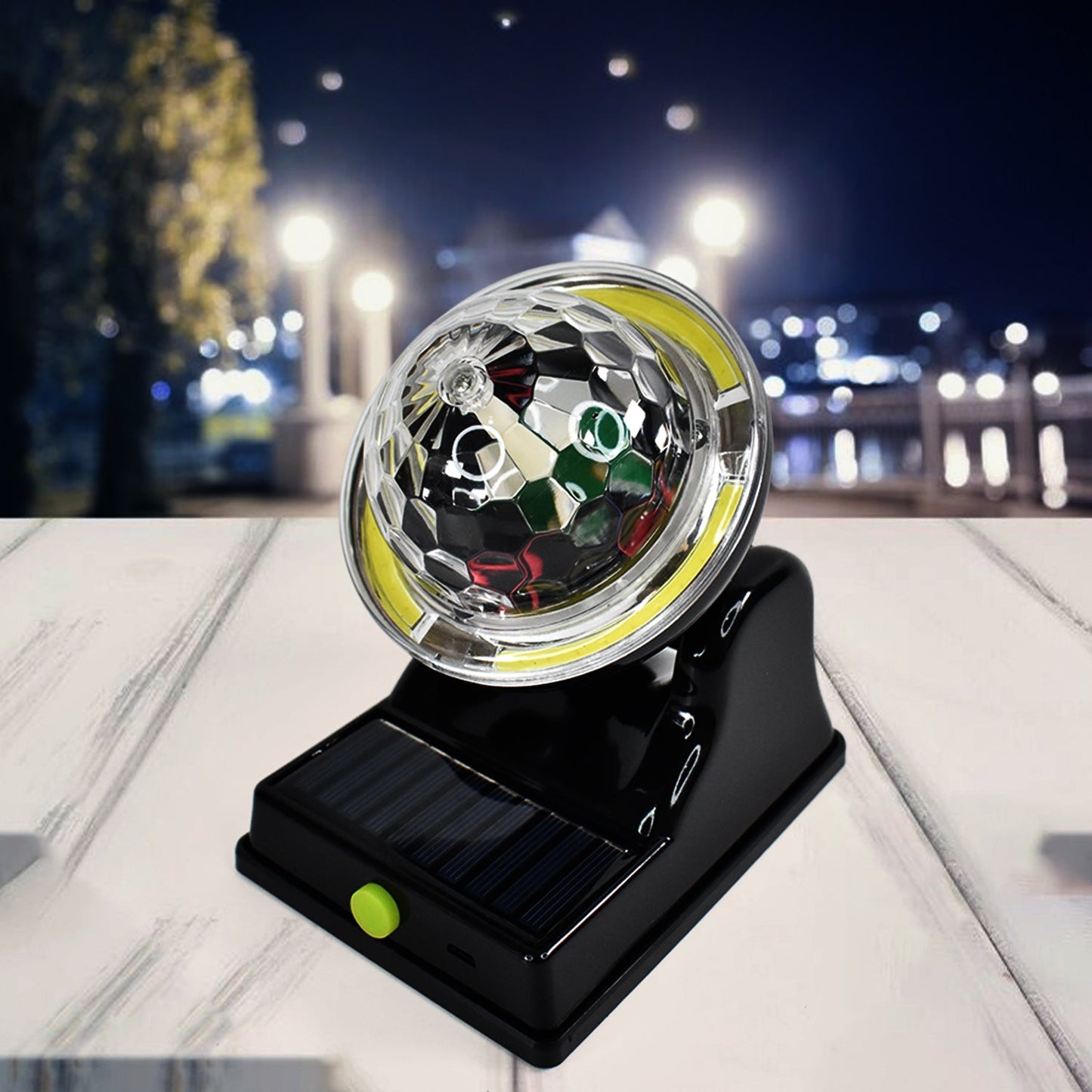 Multifunctional Solar 2 Modes Light Party Disco Light (1 Pc) Your Brand