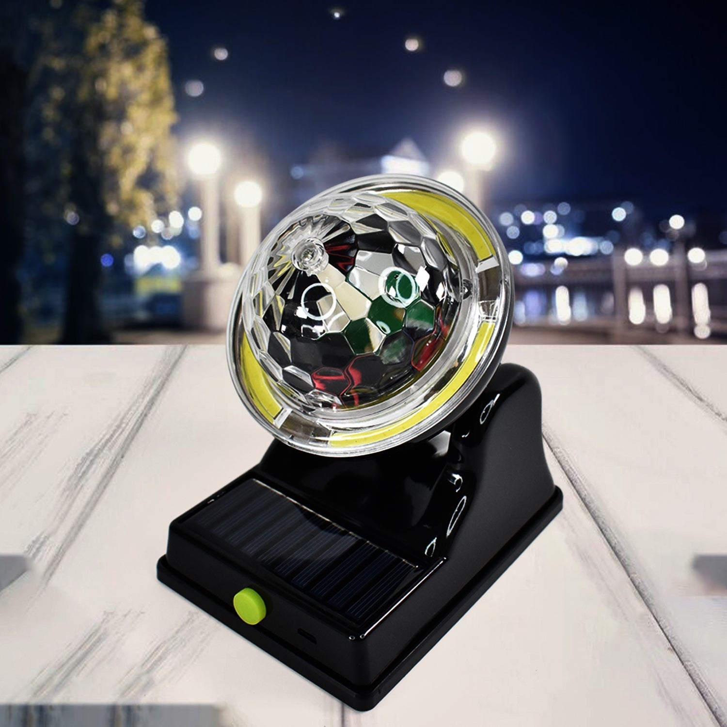 Multifunctional Solar 2 Modes Light Party Disco Light (1 Pc) Your Brand