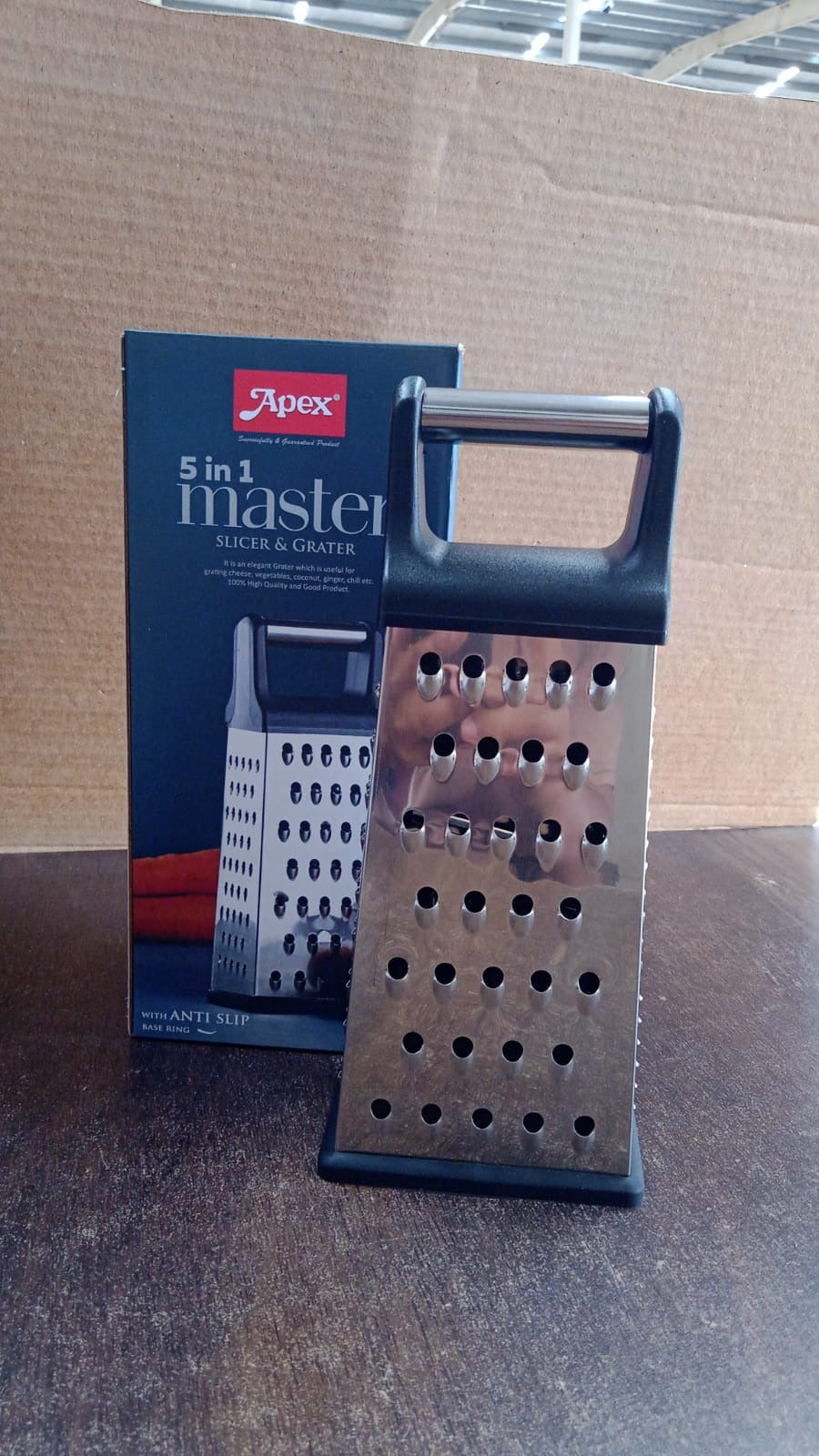 Apex 5-in-1 Master Stainless Steel Multipurpose Slicer and Grater Your Brand