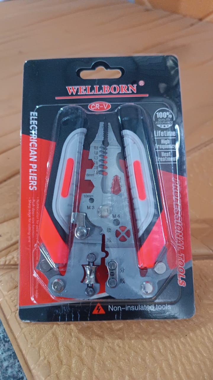 8 in 1 Wire Stripper Pliers, Soft Grip Your Brand