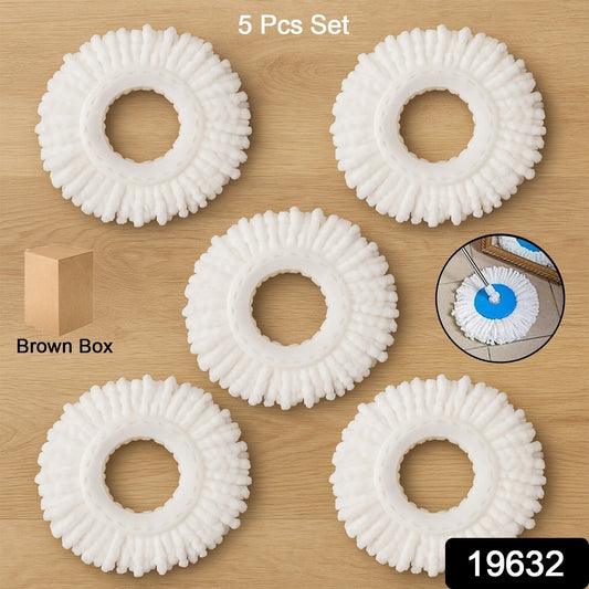 Microfiber Spin Mop Refill Head 360° Rotating Mop (5 Pc) Your Brand