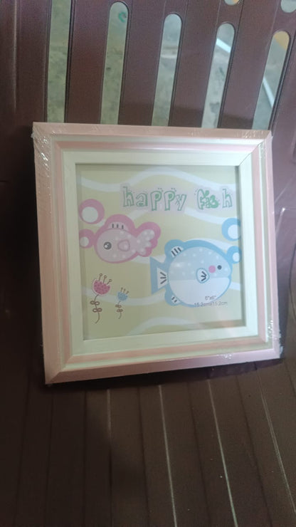 Creative Solid Wooden Photo Frame (15.2cmx15.2cm / 1Pc) Your Brand