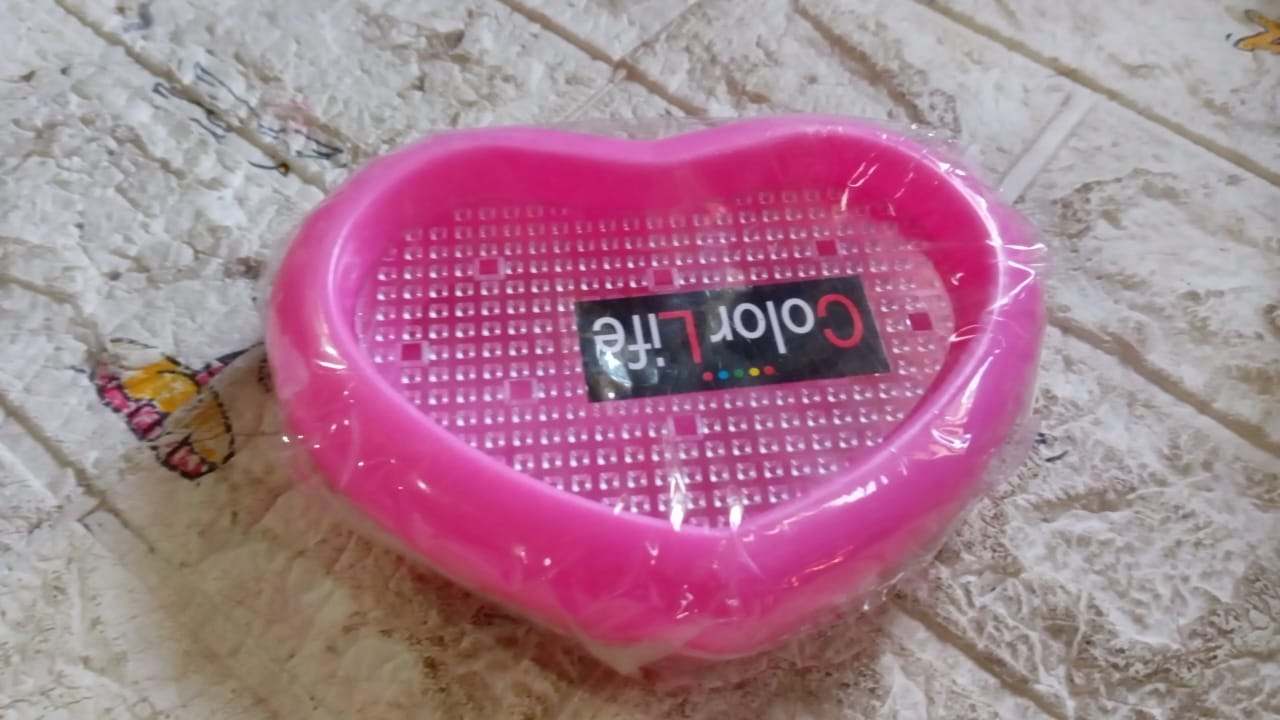 Bathroom Accessories Plastic Soap Case / Soap Dish / Soap Stand, Plastic Soap Case Soap Holder Soap Dish For Bathroom Kitchen Sink ,Sabudani (Oval / Heart Shape Soap case / 1 pc ) Your Brand