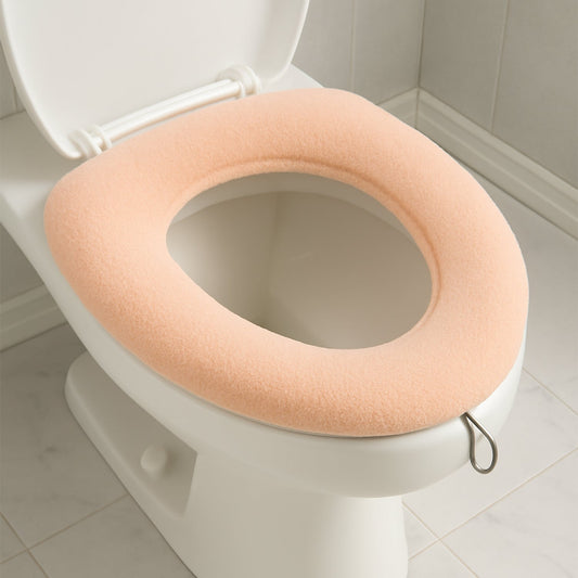 Washable Toilet Seat Cover Pads / Winter Cushion Mat, Lid Cover Pads (1 Pc) Your Brand