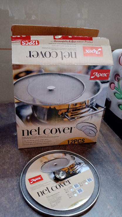 Apex Large Stainless Steel Mesh Net Cover for Cooking (1 Pc) Your Brand