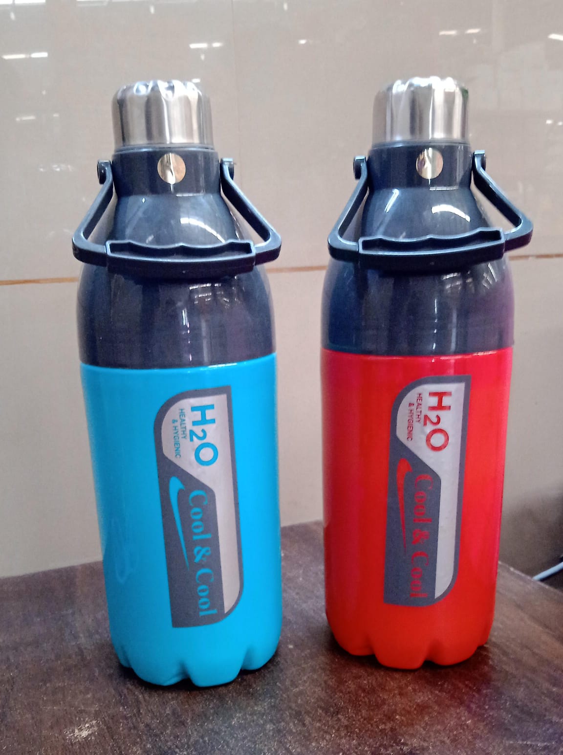 Plastic Sports Bottle Insulated, Leakproof, BPA-Free (1400ml / Mix Colour) Your Brand