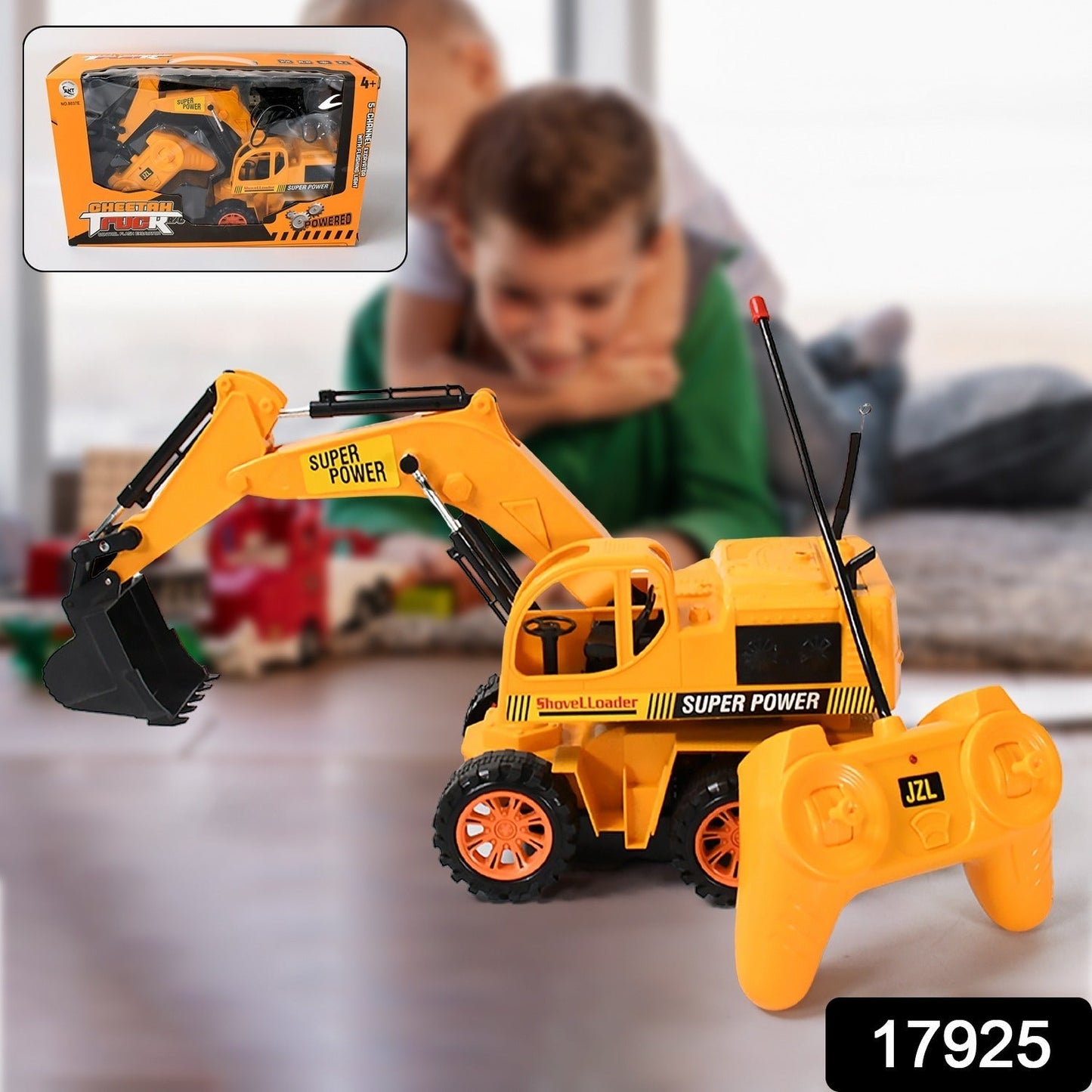 Plastic JCB Construction Toy Remote Control JCB Toys for Kids Boys, Super Power Remote Control JCB Truck Construction Toy (1 Set) Your Brand