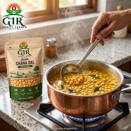 Organic Chana Dal - 500g, Pure & Nutritious