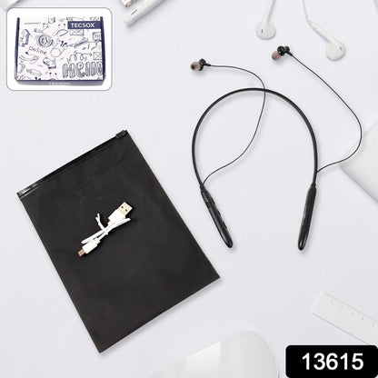 Bluetooth Wireless Neckband Earphones, 40H Playtime, IPX Water-Resistant, High Bass Your Brand
