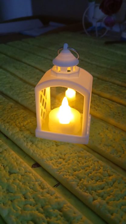 Smokeless Led Light Lantern Lamp, Diwali (1 Pc) Your Brand