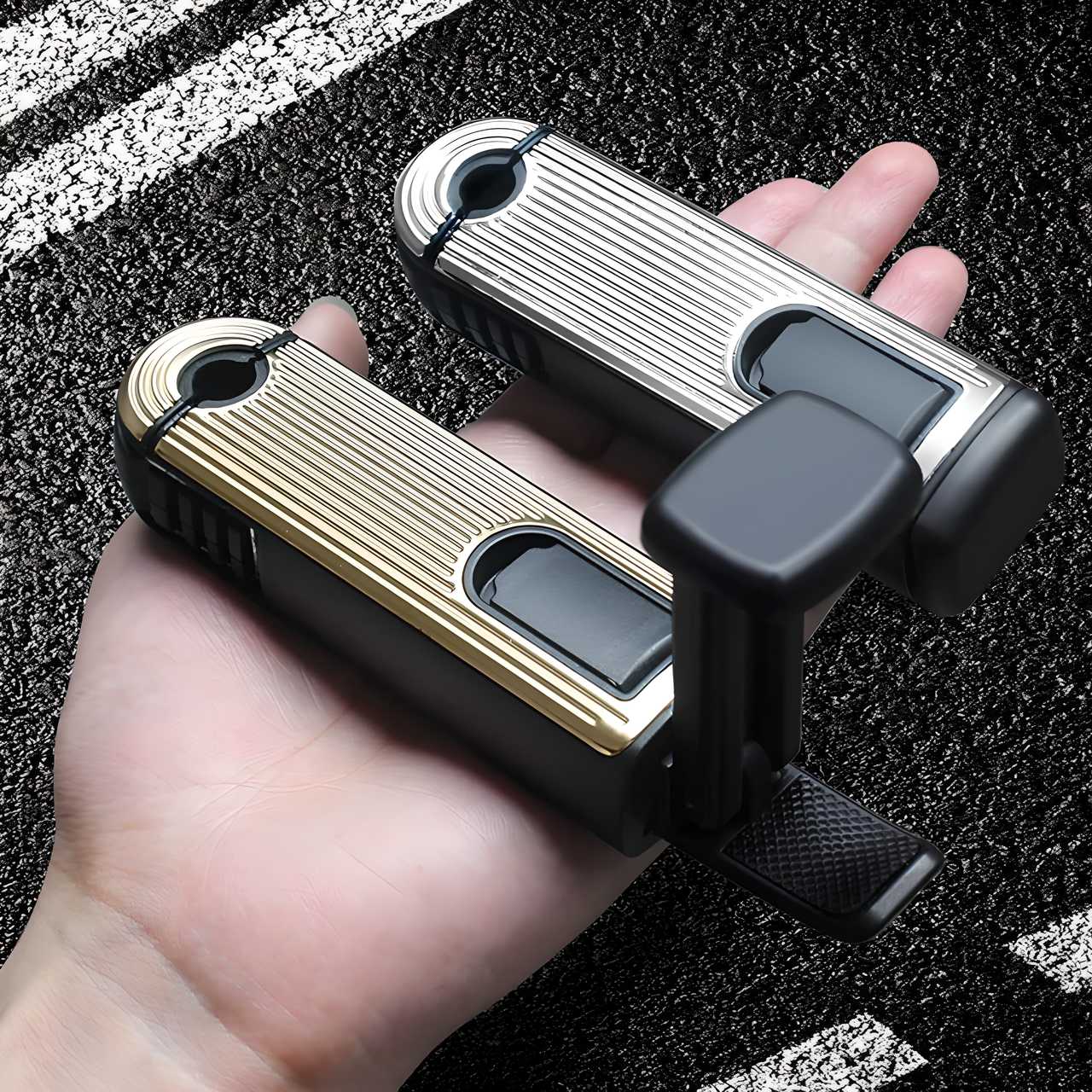 Compact 360 degree car hooks designed for easy storage and organization in vehicles