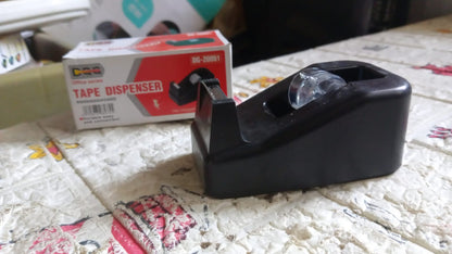 Plastic Tape Dispenser Cutter for Home Office use, Tape Dispenser for Stationary, Tape Cutter Packaging Tape (1 pc / 237 Gm) Your Brand
