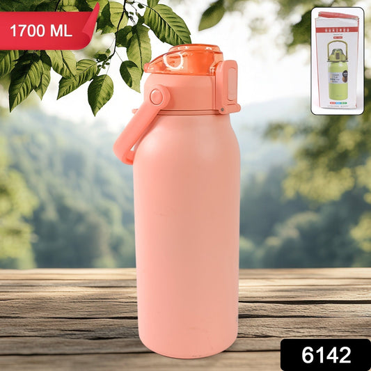 Stainless Steel Vacuum Water Bottle (1700 ML Approx) Your Brand