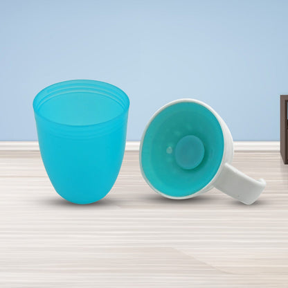 360d Magic Cup, Baby and Sippy Cup, Water and Weaning Cup 6+ to 12 Months, 7 oz/207 ml, Doidy Cup - Training Sippy Cups - Use from 3-6 Months to Toddler (1 Pc 207ML) Your Brand
