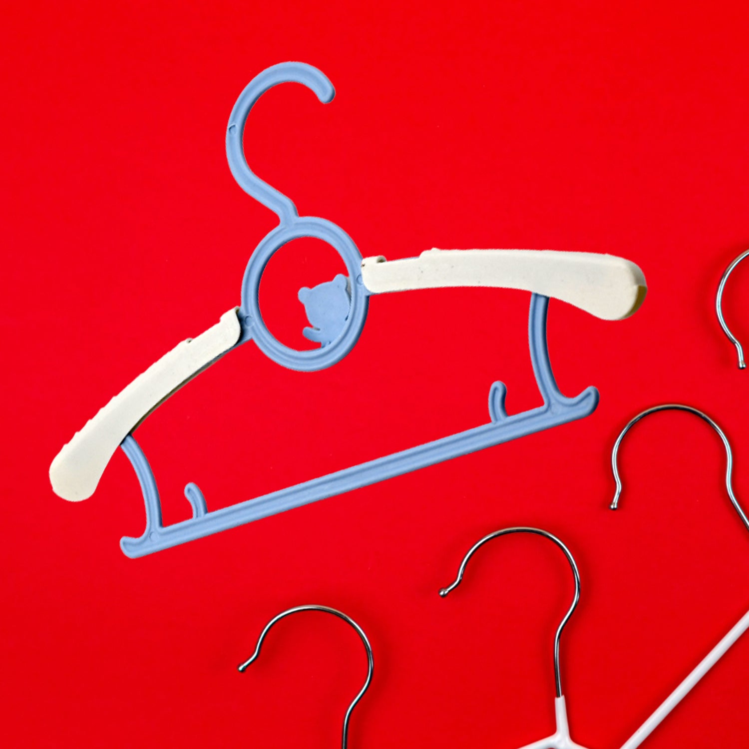 Large Adjustable Plastic Dress Hangers – Space-Saving & Lightweight (5 Pc) Your Brand