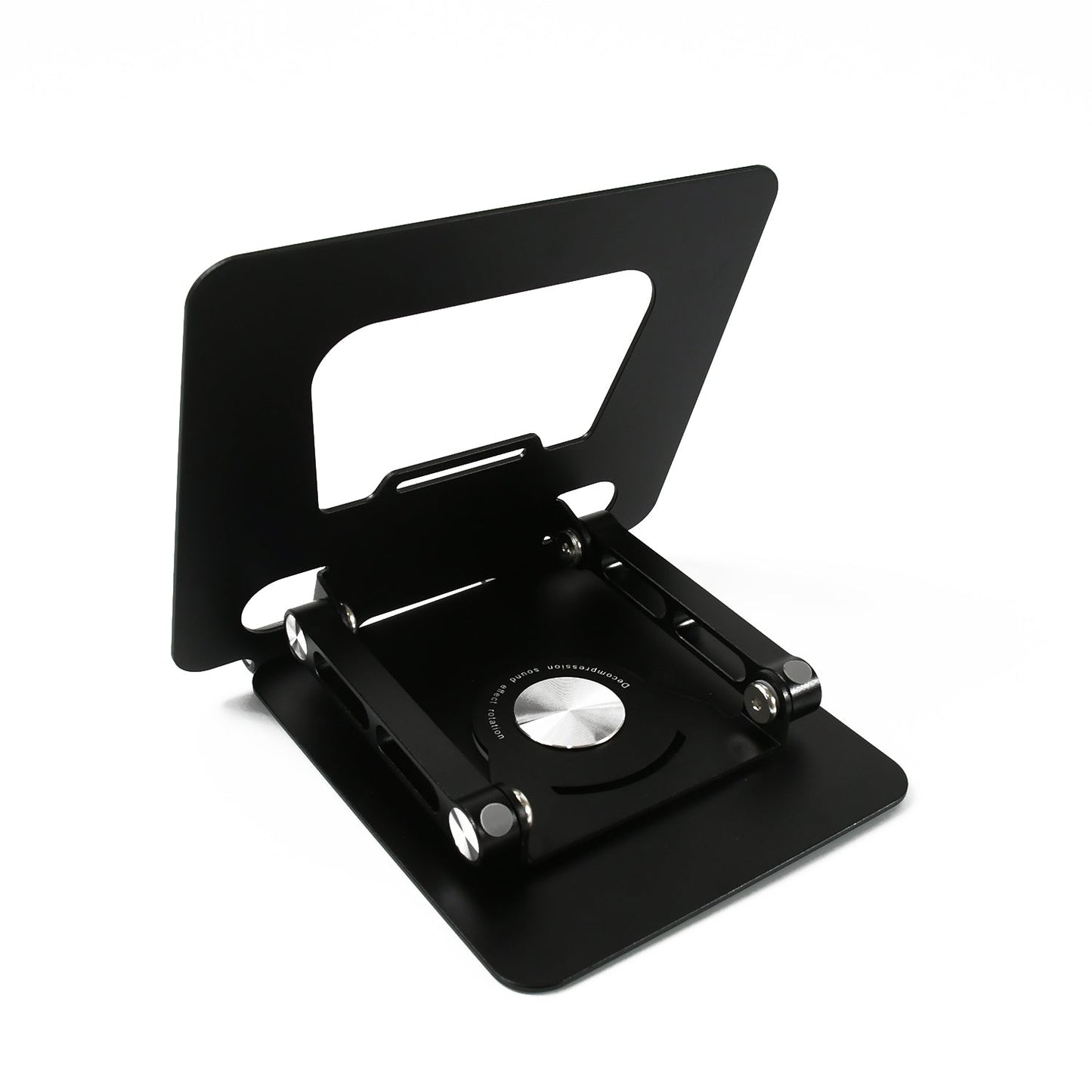 Aluminum Alloy 360°Rotating Bracket, Adjustable Tablet Stand, Portable Foldable Ergonomic Tablet Support Your Brand