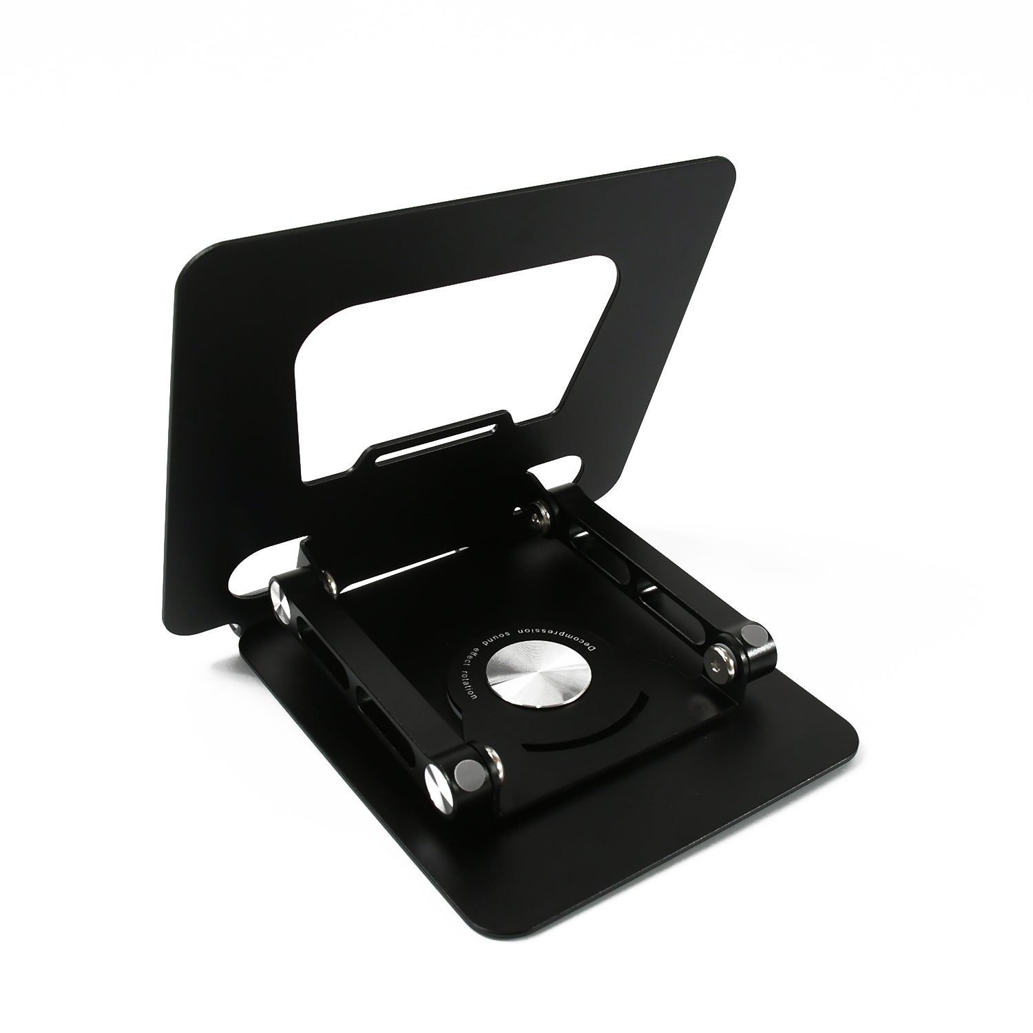 Aluminum Alloy 360°Rotating Bracket, Adjustable Tablet Stand, Portable Foldable Ergonomic Tablet Support Your Brand