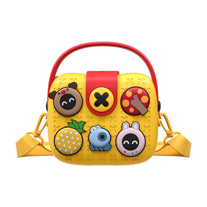 Cartoon Soft Silicone Sling Bag for Girls – Cute Crossbody Shoulder Bag
