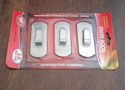 Heavy Duty Self-Adhesive Stainless Hooks – Waterproof for Robes, Coats & Towels Your Brand