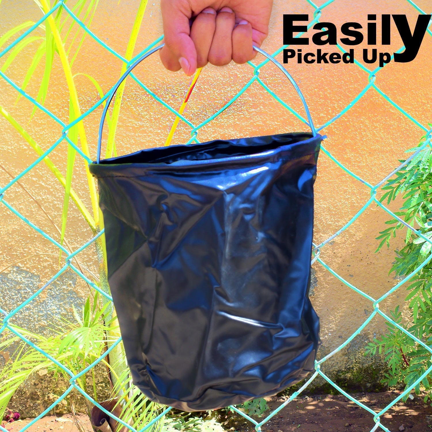 Folding Bucket, Portable, Round Bucket, Simple Bucket, With Handle, Multi-functional, For Outdoor Use, Fishing, Car Washing, Cleaning, Disaster Prevention, Portable, Lightweight, Durable (1 pc / Mix Color) Your Brand