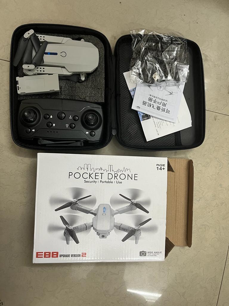 E88 Pro RC Mini Drone 4K Camera Foldable Aerial Photography Quadcopter With Fixed Height And Stiff Remote Control Aircraft