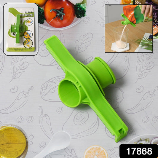 Food Storage Sealing Clip Solid Color Seal Pour Bag Clip Snack Bag Clip Food Bag Sealing Clip Sealing Clamp with Cap Kitchen Chip Bag Clips (1 Pc) Your Brand