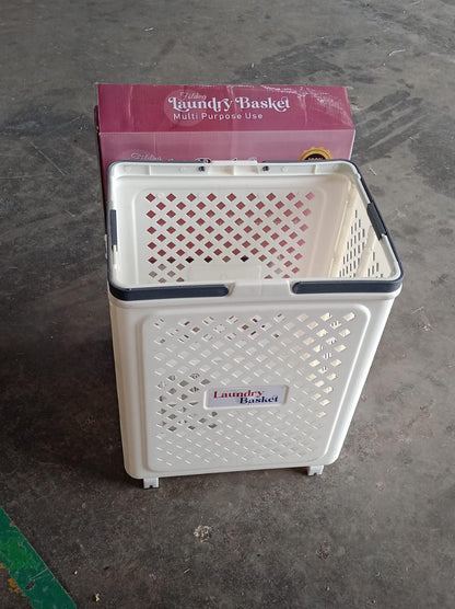 Multipurpose Foldable Laundry Basket with Wheels Your Brand