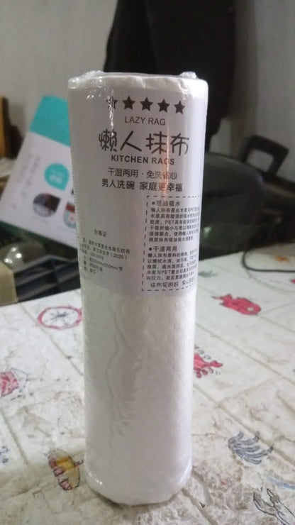 Printed Kitchen Tissue Roll for Cleaning (30 Sheets, Oil-Absorbing) Your Brand