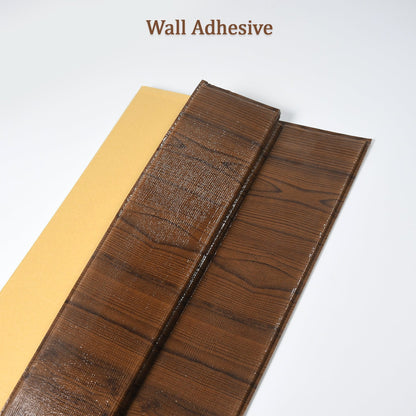 Wall adhesive for installing 3D foam wallpaper panels in home improvement projects
