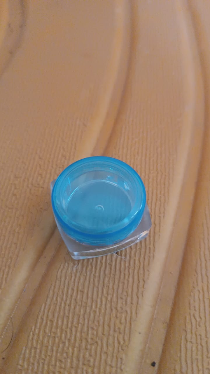 Plastic Empty Round Makeup Jar Pot Travel Cream Powder Cosmetic Container (1 Pc) Your Brand
