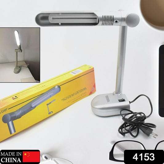 Multifunctional LED Desk Lamp Dimmable Office Lamp Children’s Student Desk Lamp Reading Lamp  White Eye-Caring Desk Light, Energy Saving Desk Lamp Table Lamp - Study Desk Lamp (1 Pc) Your Brand