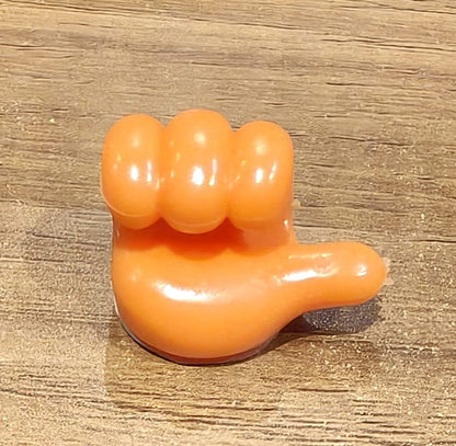 Orange Multifunctional Multi functional Hand Shape Wall Clip Hanger Keys Cable Holder Your Brand