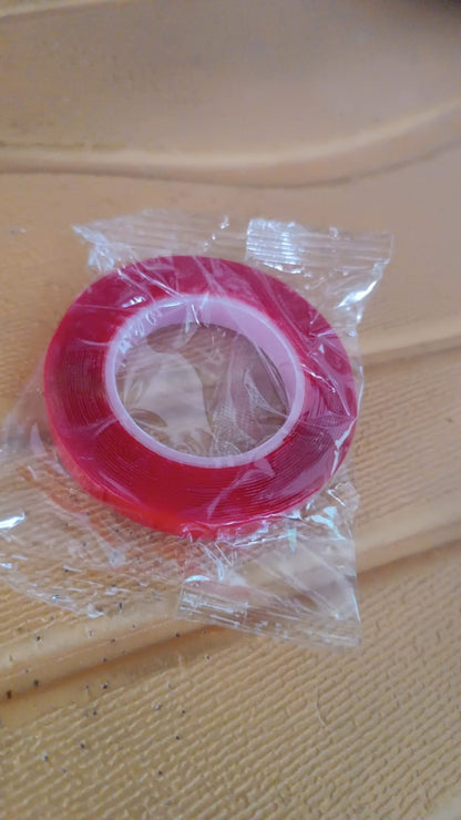 Heavy Duty Transparent Acrylic Foam Mounting Tape (3 Mtr Approx / 1 Pc) Your Brand