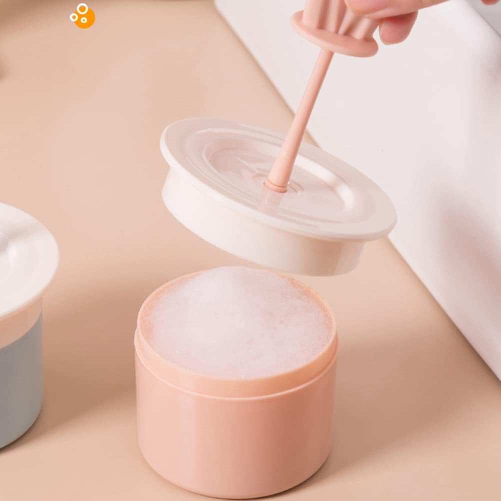 1 Pcs Facial Cleanser Foam Cup, Rich Foam Maker for Foam Facial Foam Maker Cup Cute Portable Facial Cleanser Foam Cup Skincare Tool for Face Wash. Your Brand