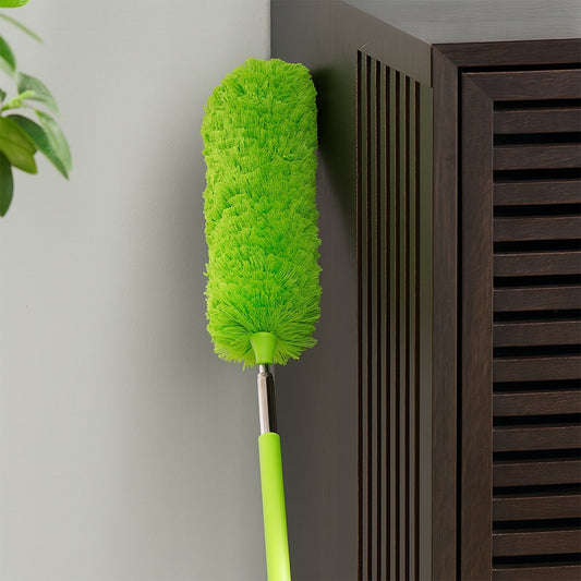 Adjustable Long Handle, Microfiber Duster for Cleaning, Microfiber Hand Duster Washable Microfiber Cleaning Tool Extendable Dusters for Cleaning Office, Car, Computer, Air Condition, Washable Duster Your Brand