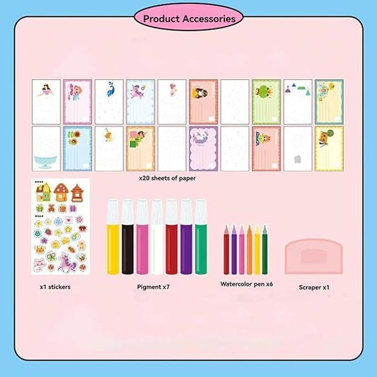 Rainbow Dot Painting Art Kits 8feb97-4