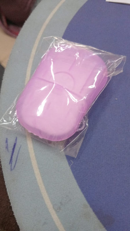 Portable Foaming Paper Hand Soap Sheets - Travel Essential for On-the-Go Hygiene