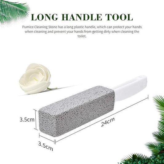 Metal 2 Pcs Toilet Cleaner Brush With Handle (Pack of 2) 8feb97-4