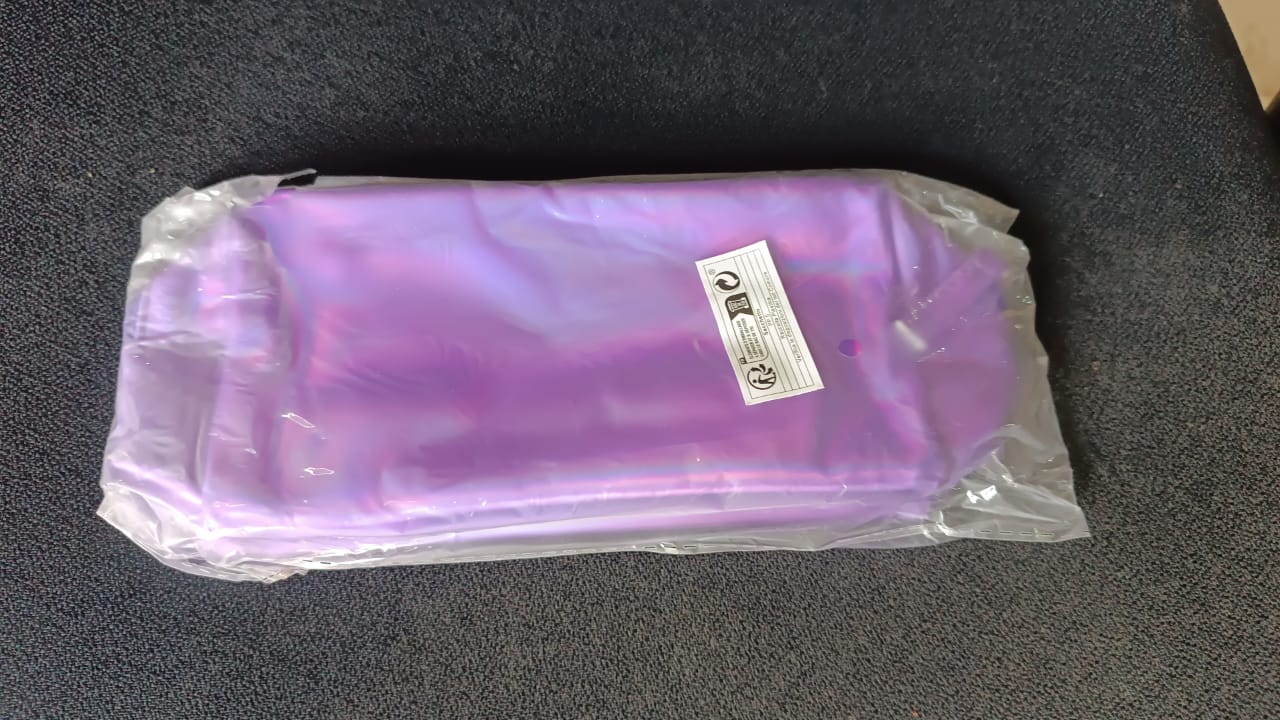 Holographic Shiny Waterproof Travel Cosmetic Pouch (1 Pc) Your Brand