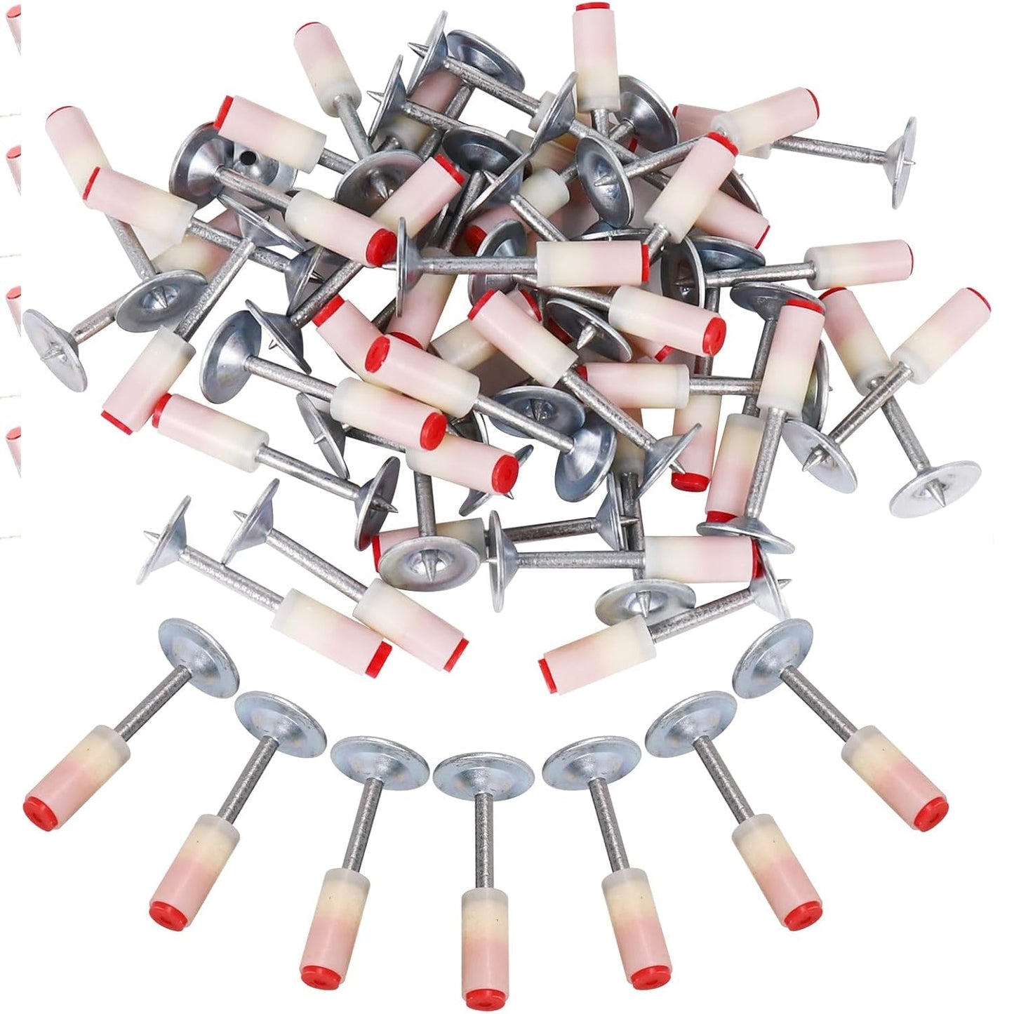 Round Nails for Mini Steel Nails For Gun (100 Pcs Set) Your Brand