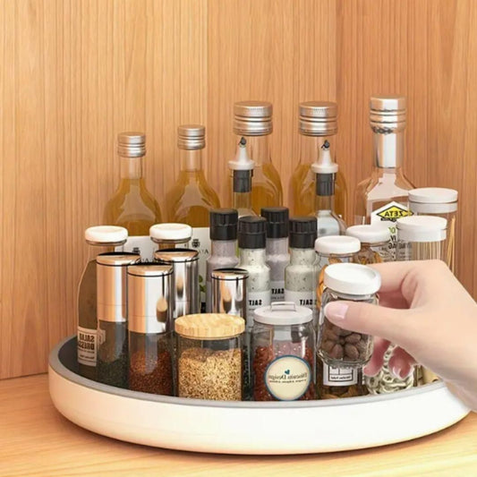 Round Countertop Storage for Bottles & Jars 8feb97-4