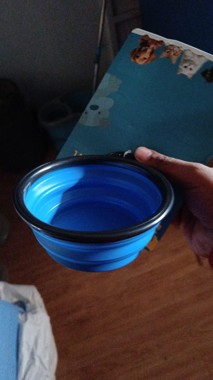 Foldable Silicone Pet Feed Bowl 8feb97-4