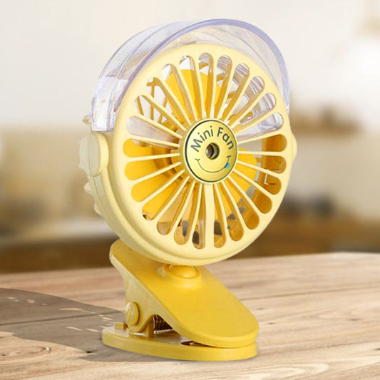 Clip Desk Fan Portable Wind Desktop Table Cooling Fan in Single Button, Adjustment Mini Personal Fan for Home Desktop Office Car Indoor Outdoor Travel (Battery Not Include) Your Brand