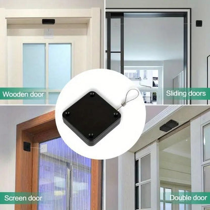 Easy-Install Automatic Door Closer - Adjustable, No-Drill Surface Mount with Sensor for Effortless Closing 8feb97-4
