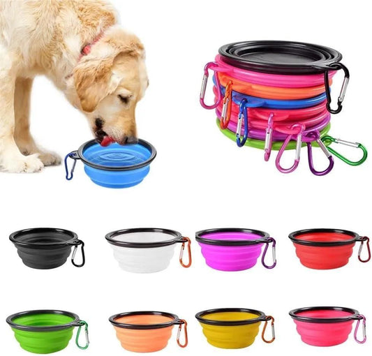 Foldable Silicone Pet Feed Bowl 8feb97-4