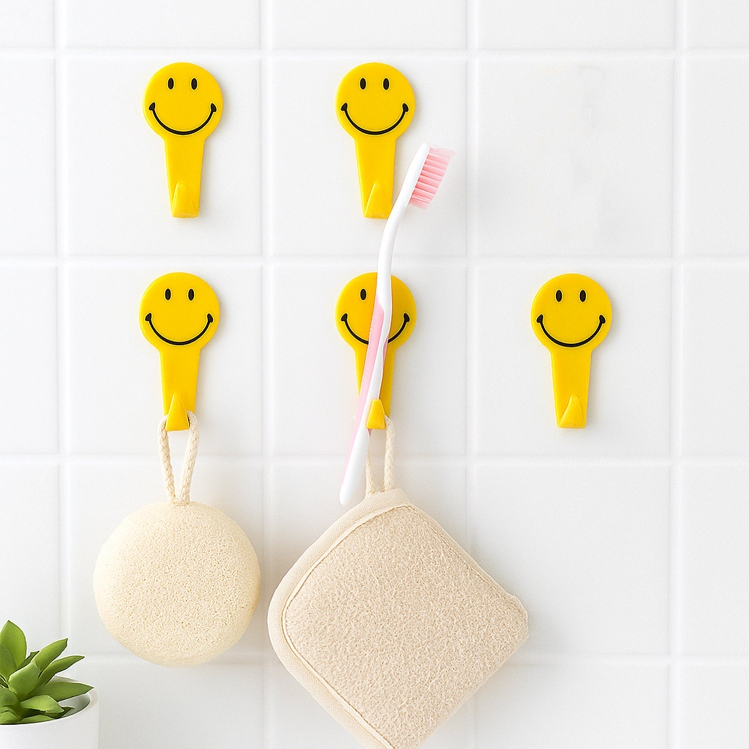 5 PC ADHESIVE HOOK FOR HOLDING STUFFS,KEY AND OTHER ITEMS Your Brand